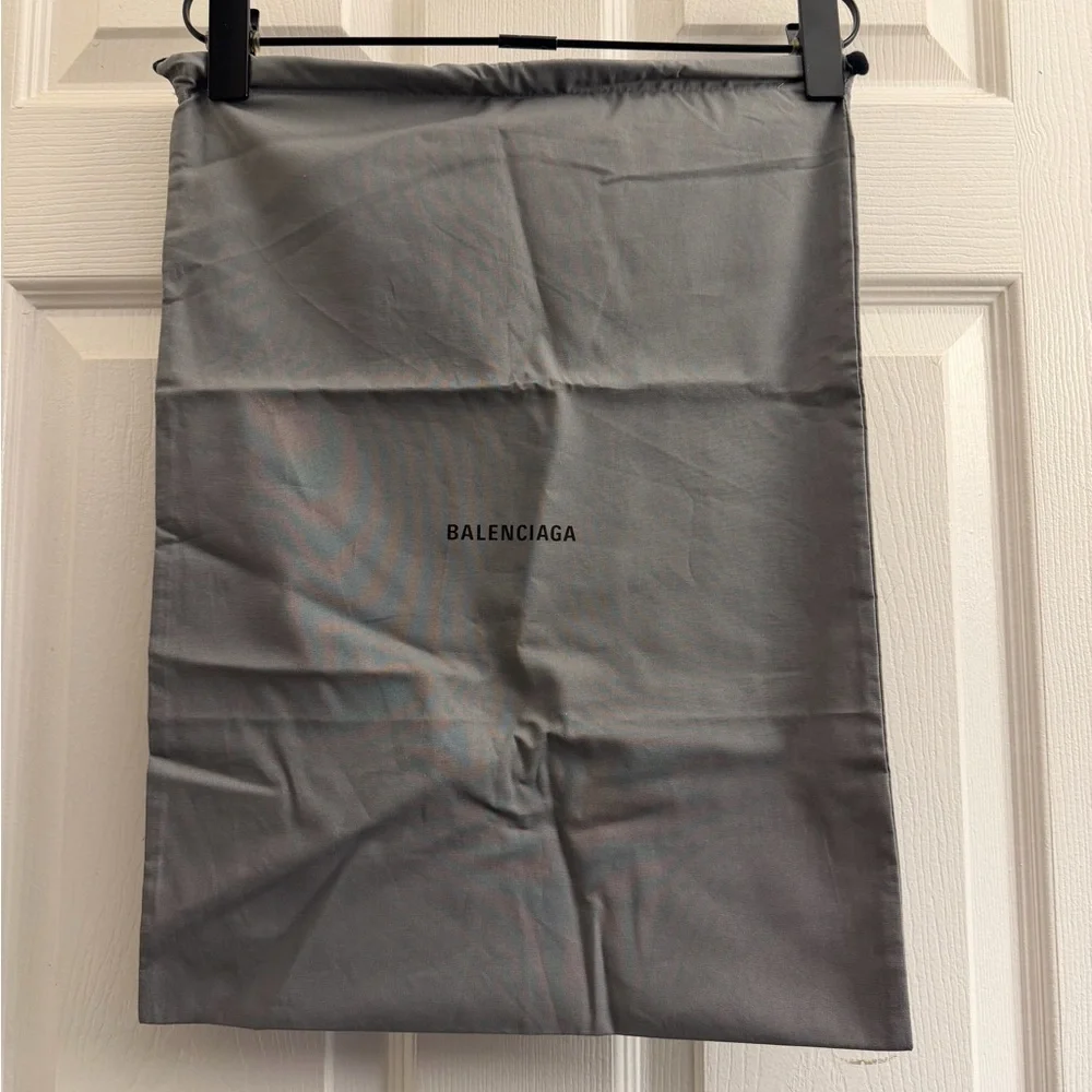 New Authentic Balenciaga Grey Dust Bag.